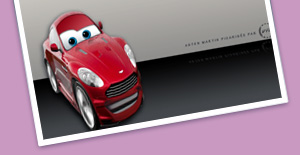 Pixarisation Aston Martin